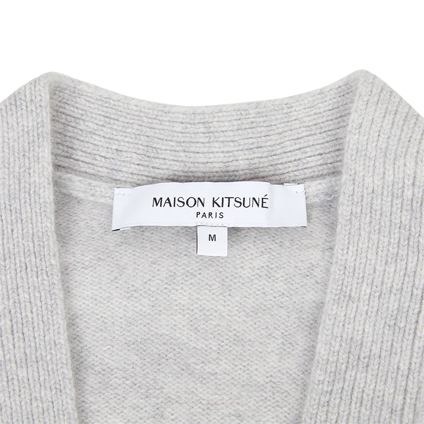 메종키츠네(MAISON KITSUNE) 폭스헤드 남성 가디건 PM00502KT1006 H120