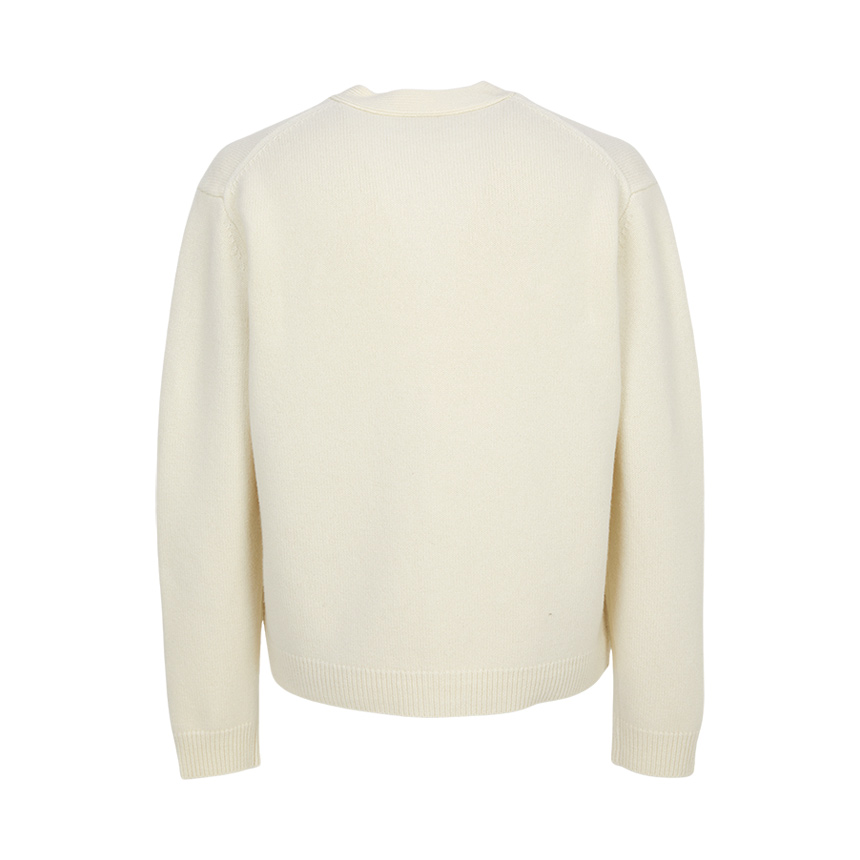 메종키츠네(MAISON KITSUNE) 폭스헤드 인타르시아 남성 가디건 PM00509KM0329 0395