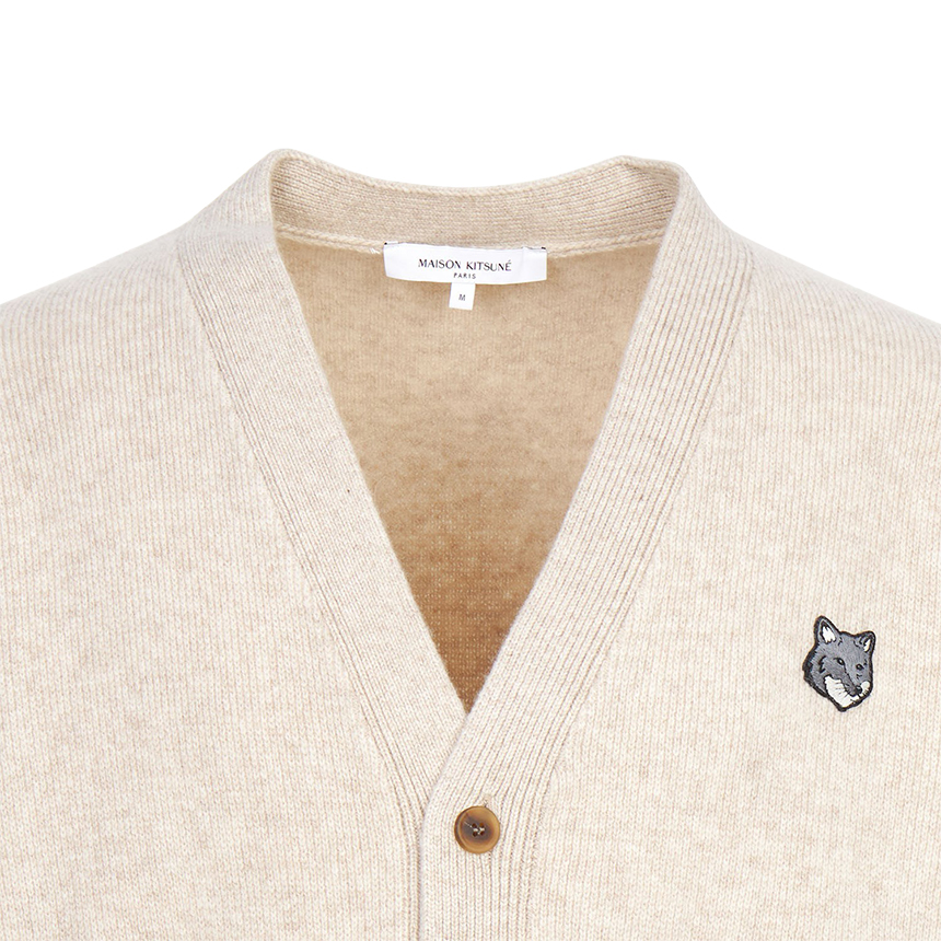 메종키츠네(MAISON KITSUNE) 폭스헤드 남성 가디건 PM00510KT1180 0335
