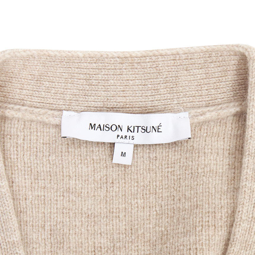 메종키츠네(MAISON KITSUNE) 폭스헤드 남성 가디건 PM00510KT1180 0335