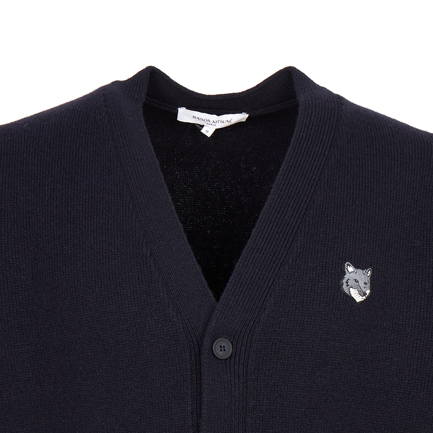 메종키츠네(MAISON KITSUNE) 폭스헤드 남성 가디건 PM00510KT1180 0413