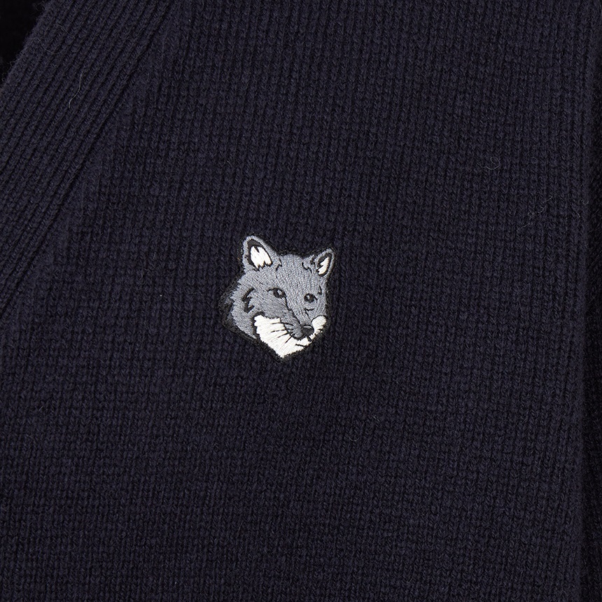 메종키츠네(MAISON KITSUNE) 폭스헤드 남성 가디건 PM00510KT1180 0413