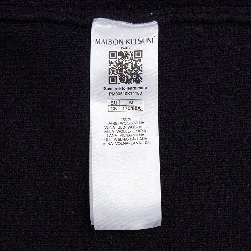 메종키츠네(MAISON KITSUNE) 폭스헤드 남성 가디건 PM00510KT1180 0413