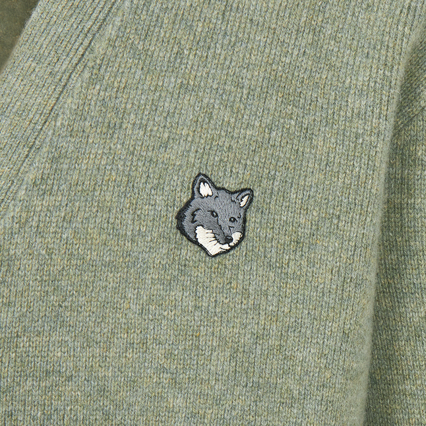 메종키츠네(MAISON KITSUNE) 폭스헤드 남성 가디건 PM00510KT1180 P131