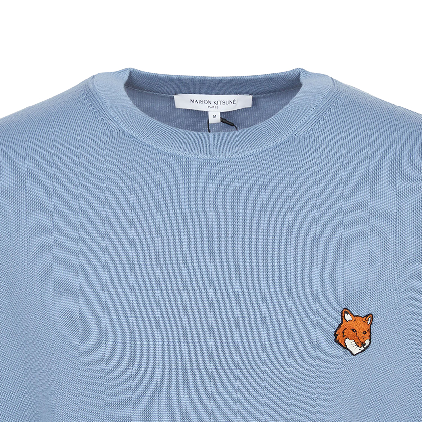 메종키츠네(MAISON KITSUNE) 폭스헤드 남성 니트 PM00801KT1181 0331