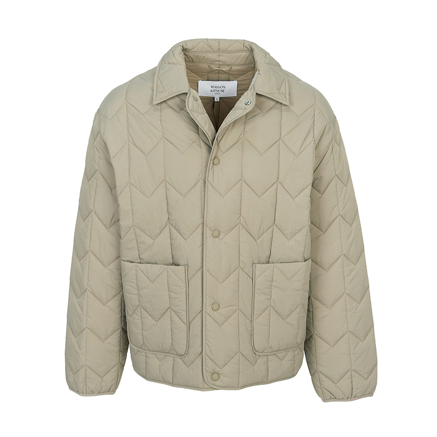 메종키츠네(MAISON KITSUNE) 남성 퀼팅 자켓 PM02104WW9067 0301