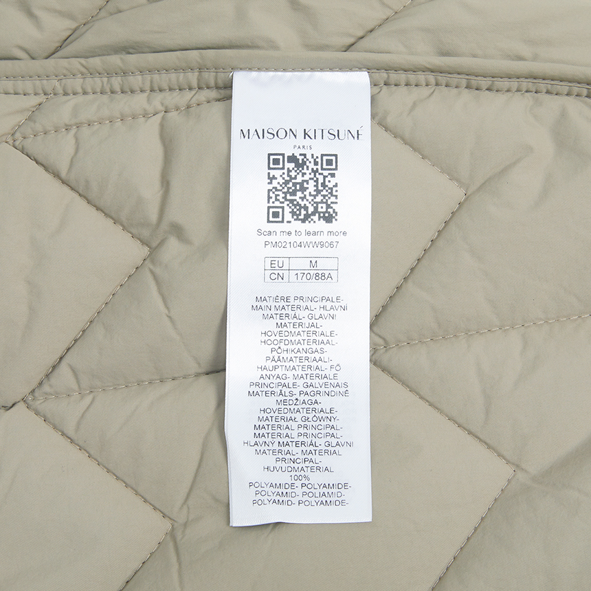 메종키츠네(MAISON KITSUNE) 남성 퀼팅 자켓 PM02104WW9067 0301