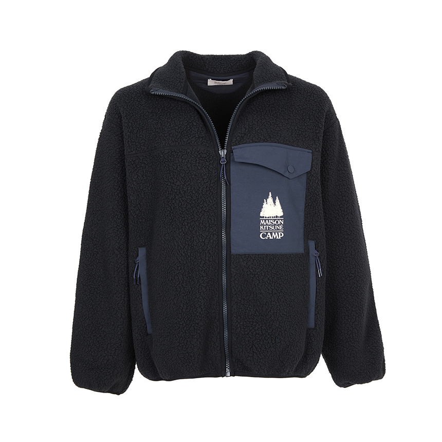 메종키츠네(MAISON KITSUNE) 남성 플리스 자켓 PM02136WM2031 P199
