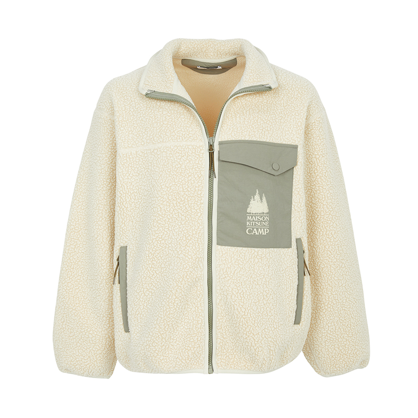 메종키츠네(MAISON KITSUNE) 남성 플리스 자켓 PM02136WM2031 P700