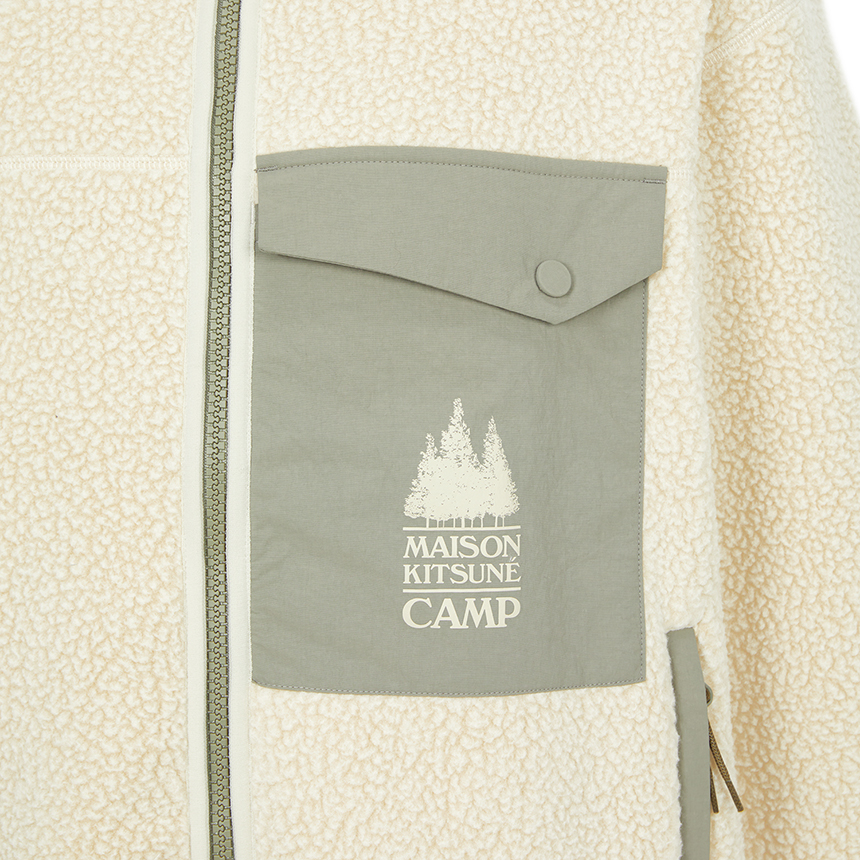 메종키츠네(MAISON KITSUNE) 남성 플리스 자켓 PM02136WM2031 P700