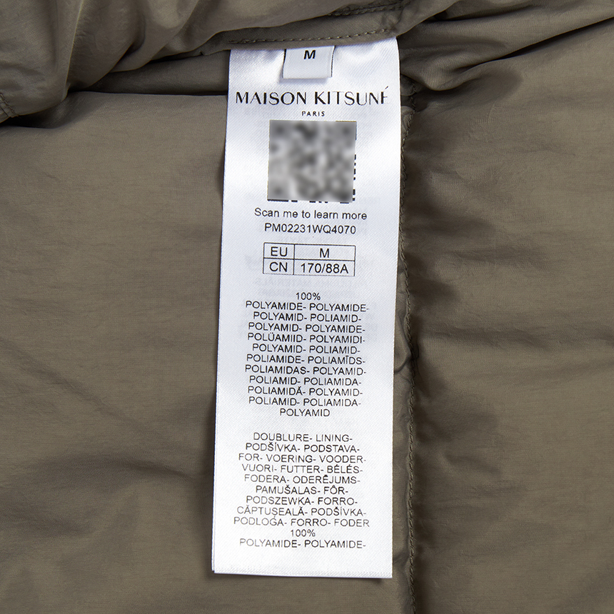 메종키츠네(MAISON KITSUNE) 남성 패딩 조끼 PM02231WQ4070 0301