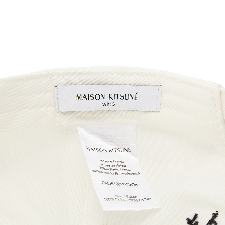 메종키츠네(MAISON KITSUNE) 폭스헤드 캡모자 (남여공용) PM06100WW0096 P100