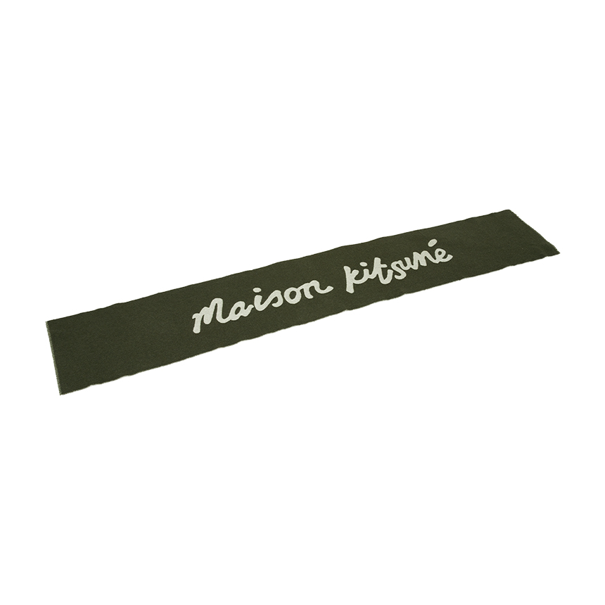 메종키츠네(MAISON KITSUNE) 핸드라이팅 목도리 (남여공용) PM06202WB0038 0079