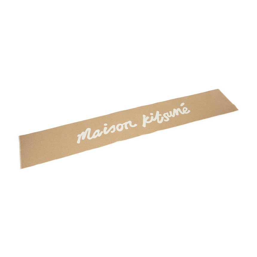 메종키츠네(MAISON KITSUNE) 핸드라이팅 목도리 (남여공용) PM06202WB0038 0384