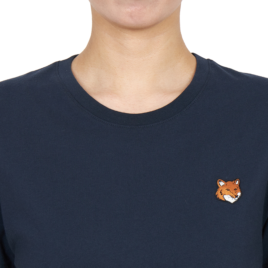 메종키츠네(MAISON KITSUNE) 폭스헤드 여성 반팔티셔츠 PW00113KJ7026 0413