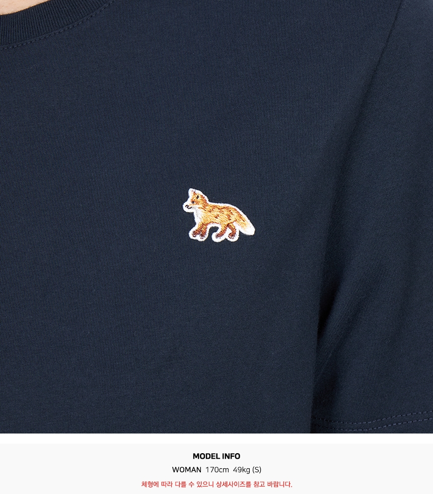 메종키츠네(MAISON KITSUNE) 베이비폭스 여성 반팔티셔츠 PW00115KJ7026 0413
