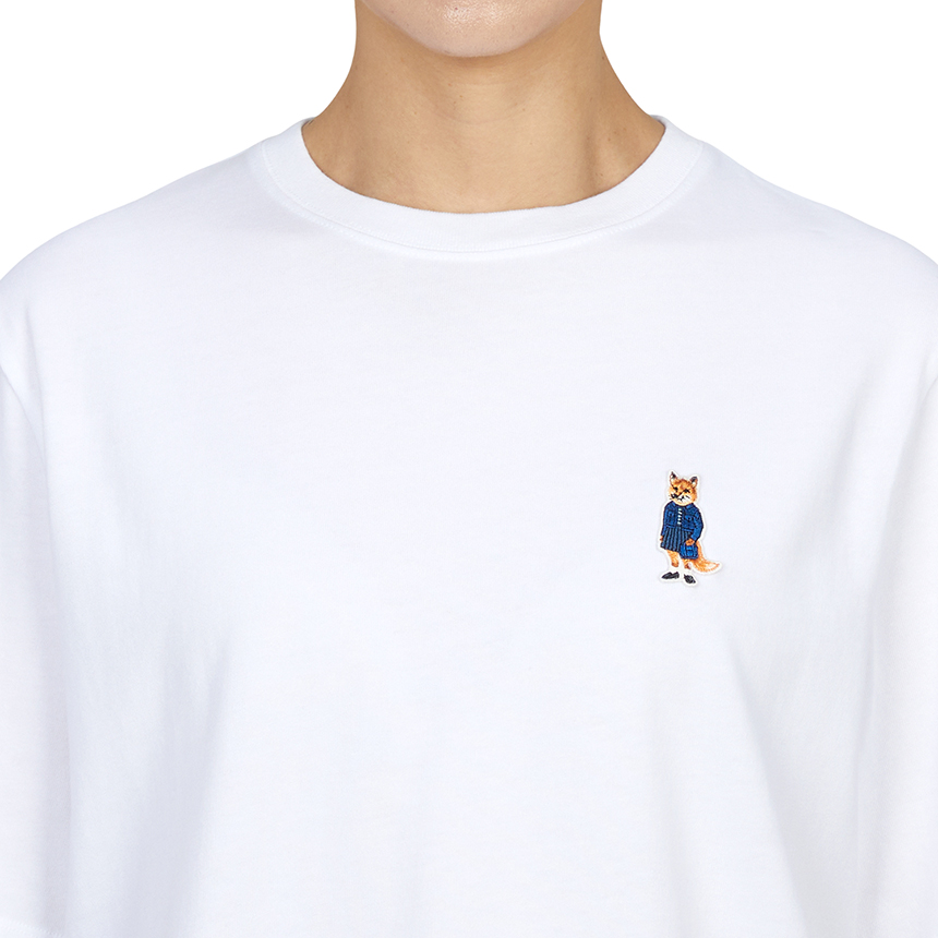 메종키츠네(MAISON KITSUNE) 드레스드 폭스 여성 반팔티셔츠 PW00121KJ0119 P100