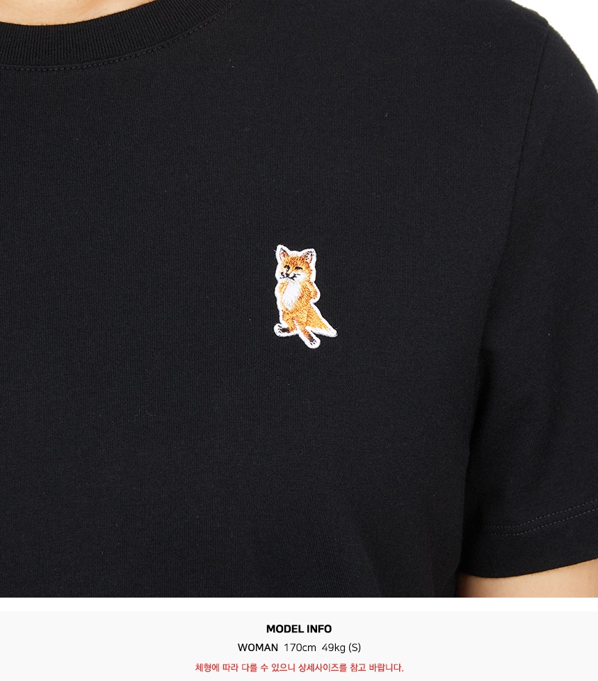 메종키츠네(MAISON KITSUNE) 레이디 폭스 여성 반팔티셔츠 PW00122KJ7026 P199
