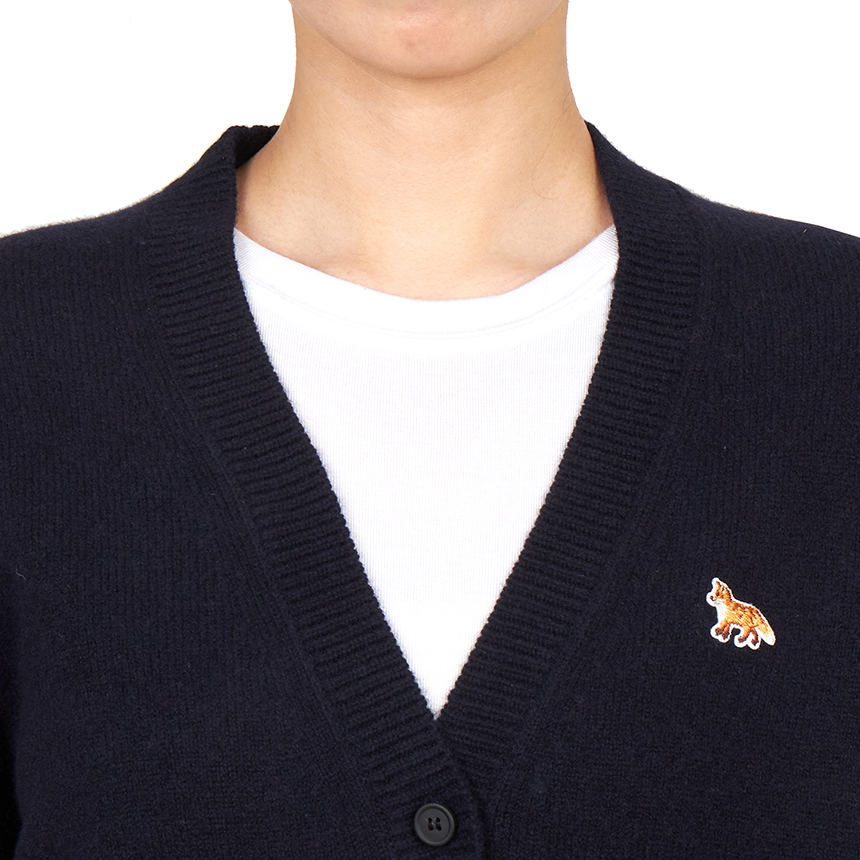메종키츠네(MAISON KITSUNE) 베이비 폭스 여성 가디건 PW00501KT1006 0413