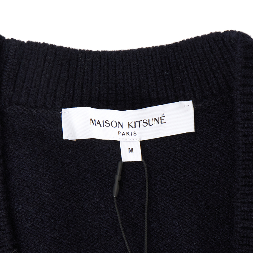 메종키츠네(MAISON KITSUNE) 베이비 폭스 여성 가디건 PW00501KT1006 0413
