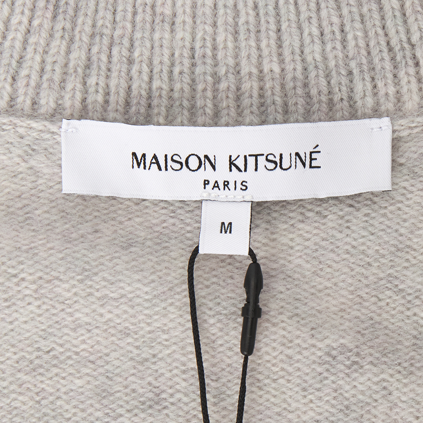 메종키츠네(MAISON KITSUNE) 베이비 폭스 여성 가디건 PW00501KT1006 H120