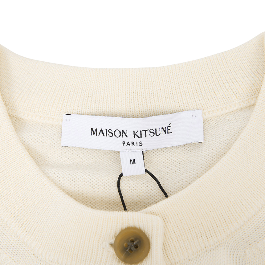 메종키츠네(MAISON KITSUNE) 베이비 폭스 여성 가디건 PW00502KT1181 0306