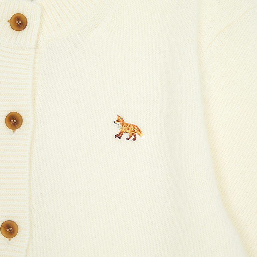메종키츠네(MAISON KITSUNE) 베이비 폭스 여성 가디건 PW00506KT1006 0383