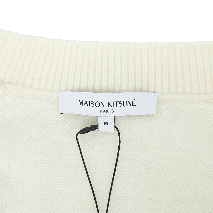 메종키츠네(MAISON KITSUNE) 베이비 폭스 여성 가디건 PW00506KT1006 0383