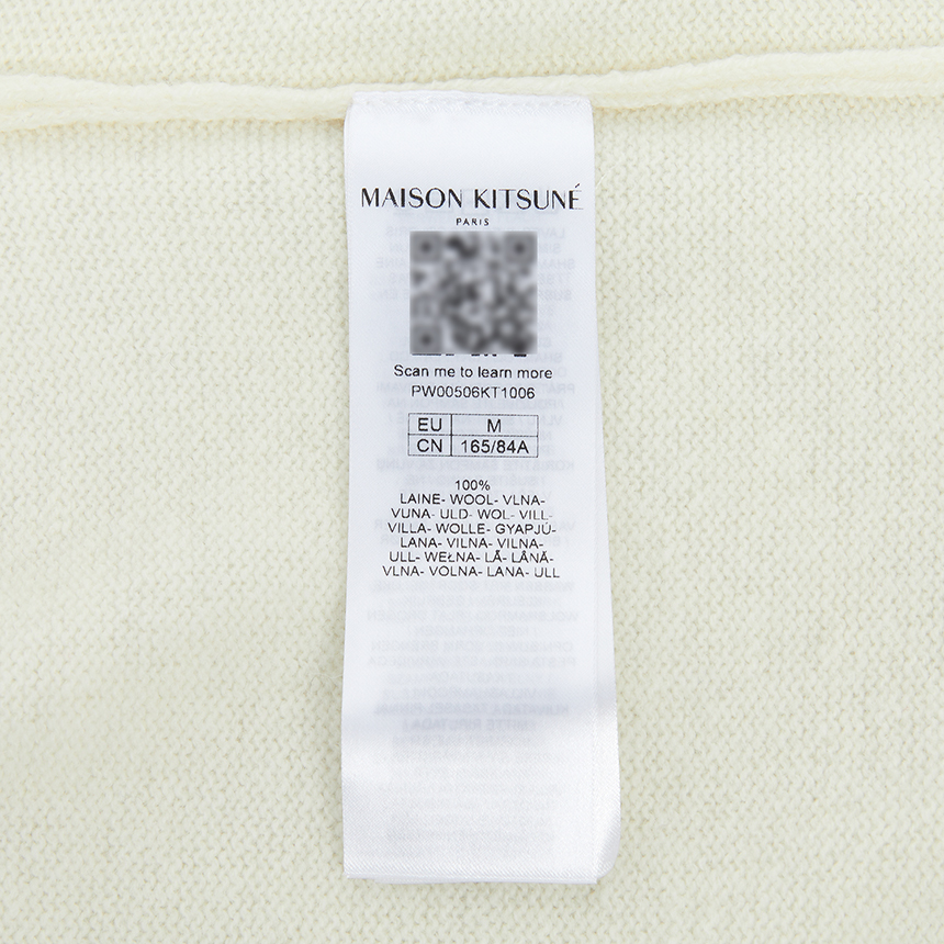 메종키츠네(MAISON KITSUNE) 베이비 폭스 여성 가디건 PW00506KT1006 0383