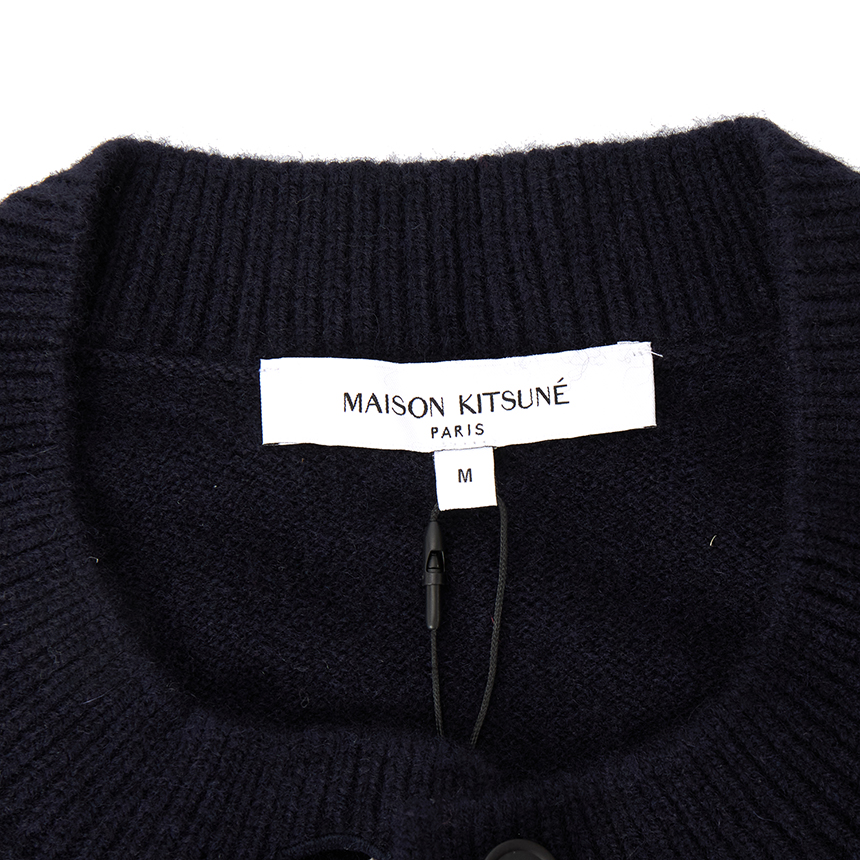 메종키츠네(MAISON KITSUNE) 베이비 폭스 여성 가디건 PW00506KT1006 0413