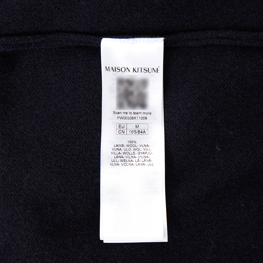 메종키츠네(MAISON KITSUNE) 베이비 폭스 여성 가디건 PW00506KT1006 0413