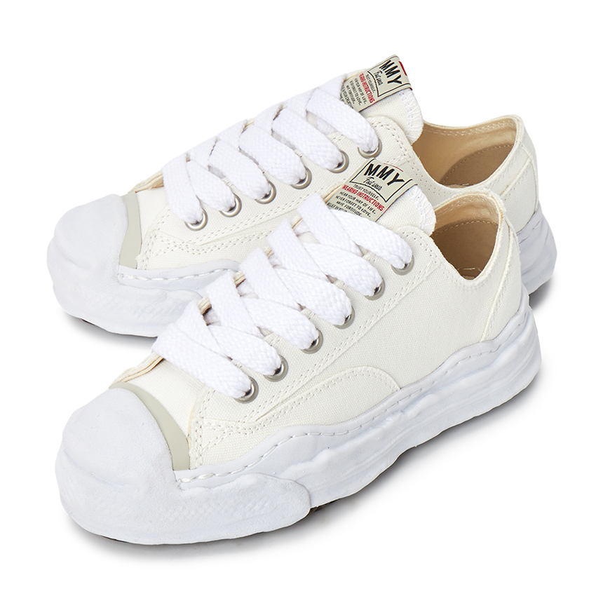 메종미하라야스히로(MAISON MIHARA YASUHIRO) 스크래치 행크 오리지널 솔 스니커즈 A05FW702 WHITE (남여공용) SS_A05FW702 WHITE_002