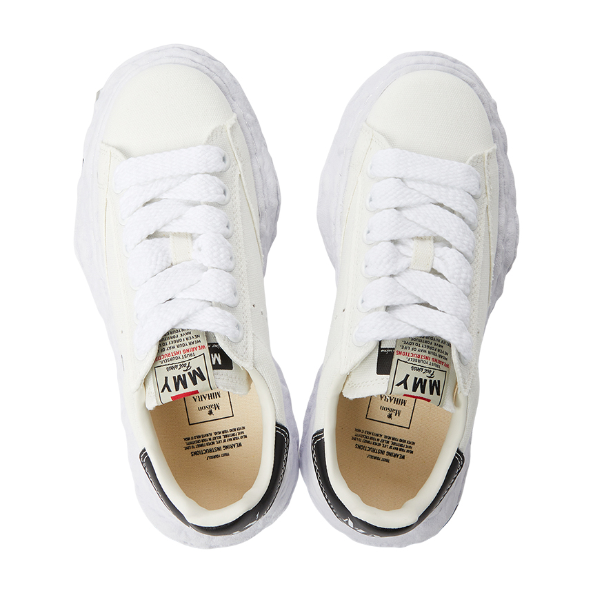 메종미하라야스히로(MAISON MIHARA YASUHIRO) 찰스 오리지널 솔 스니커즈 (남여공용) A12FW703 WHITE