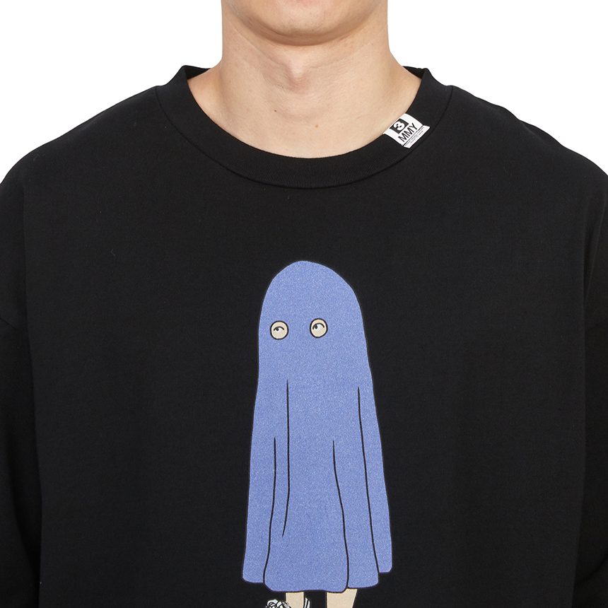메종미하라야스히로(MAISON MIHARA YASUHIRO) 남성 반팔티셔츠 A12TS683 BLACK