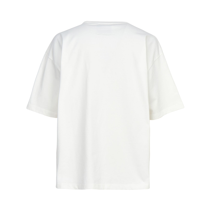 메종미하라야스히로(MAISON MIHARA YASUHIRO) X MASSES 남성 반팔티셔츠 C15TS042 WHITE