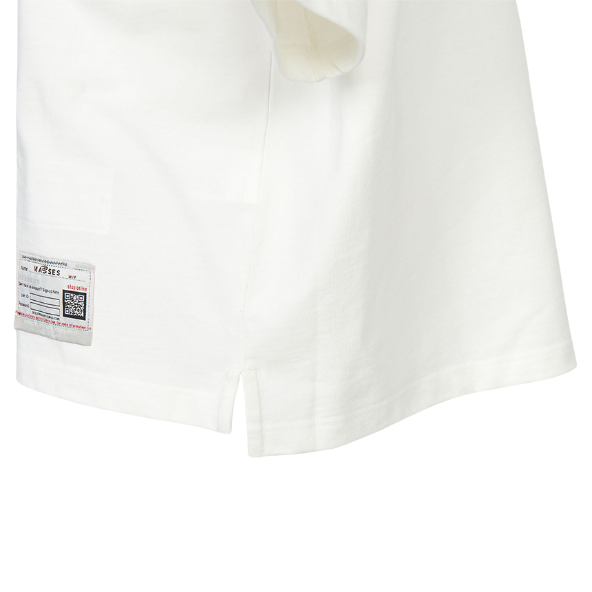 메종미하라야스히로(MAISON MIHARA YASUHIRO) X MASSES 남성 반팔티셔츠 C15TS042 WHITE