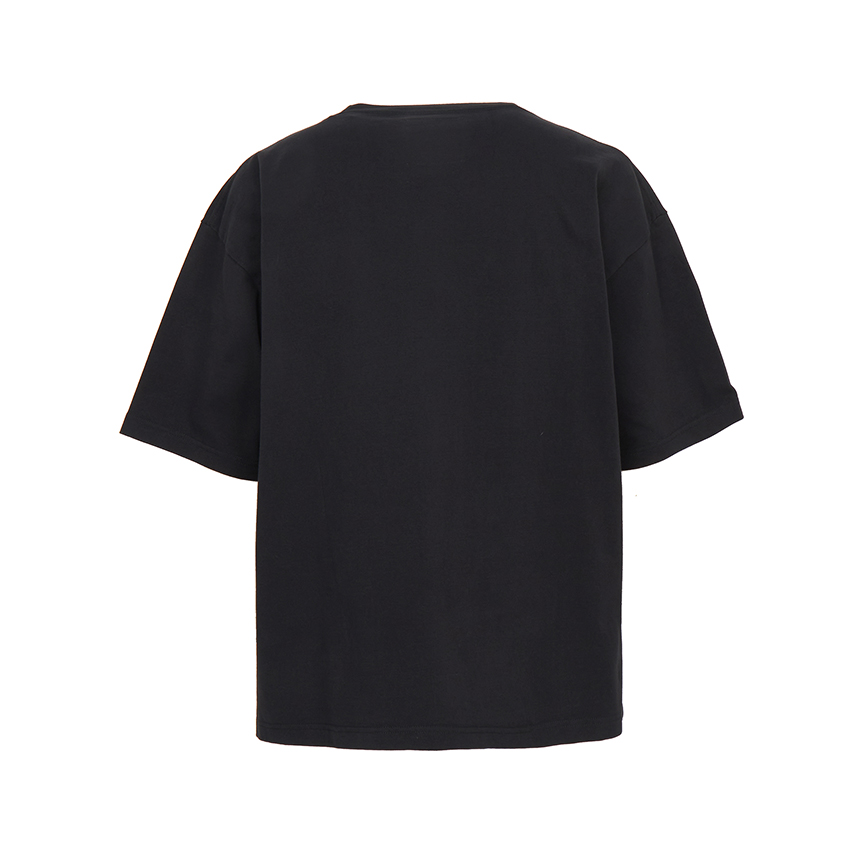메종미하라야스히로(MAISON MIHARA YASUHIRO) X MASSES 남성 반팔티셔츠 C15TS044 BLACK