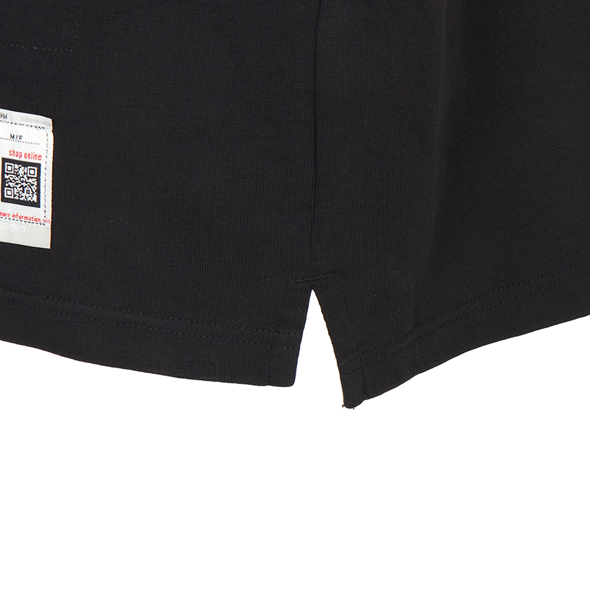 메종미하라야스히로(MAISON MIHARA YASUHIRO) X MASSES 남성 반팔티셔츠 C15TS044 BLACK