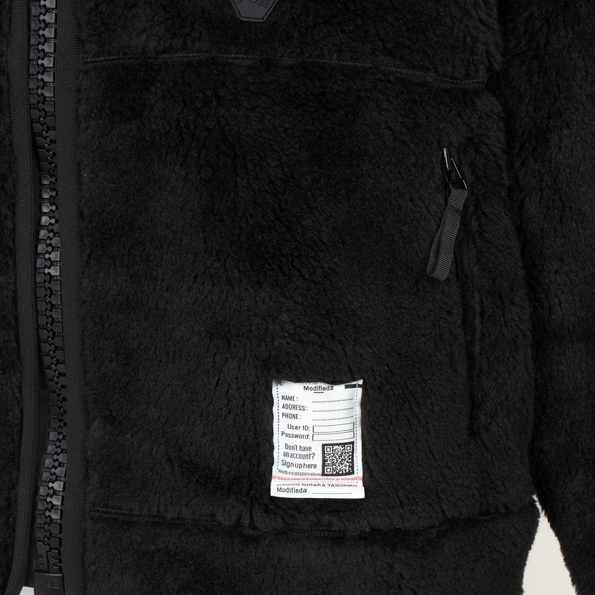 메종미하라야스히로(MAISON MIHARA YASUHIRO) 남성 플리스 자켓 J17BL751 BLACK