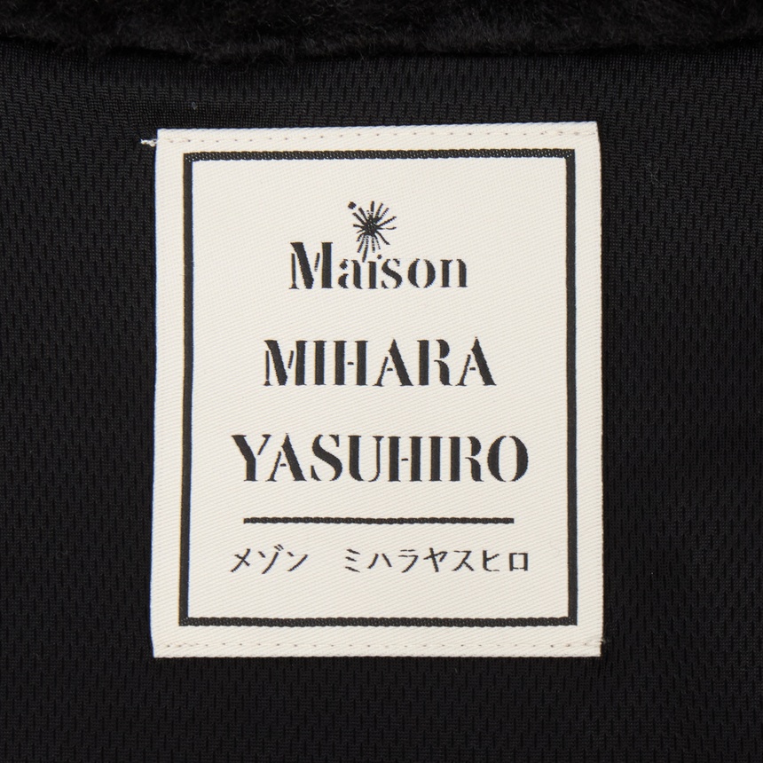 메종미하라야스히로(MAISON MIHARA YASUHIRO) 남성 플리스 자켓 J17BL751 BLACK