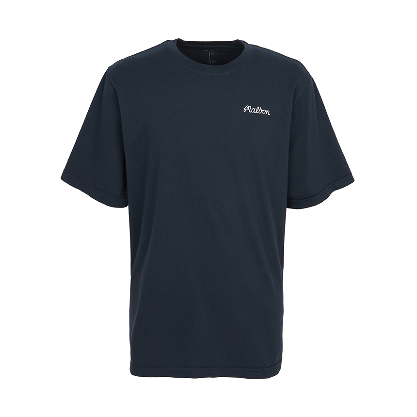 말본골프(MALBON GOLF) 골프웨어 남성 반팔티셔츠 M9399 NVY
