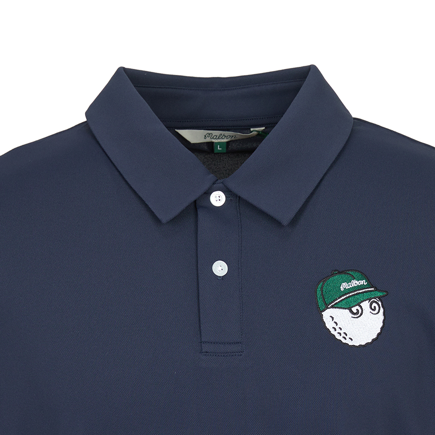 말본골프(MALBON GOLF) 골프웨어 남성 반팔티셔츠 M9403 NVY
