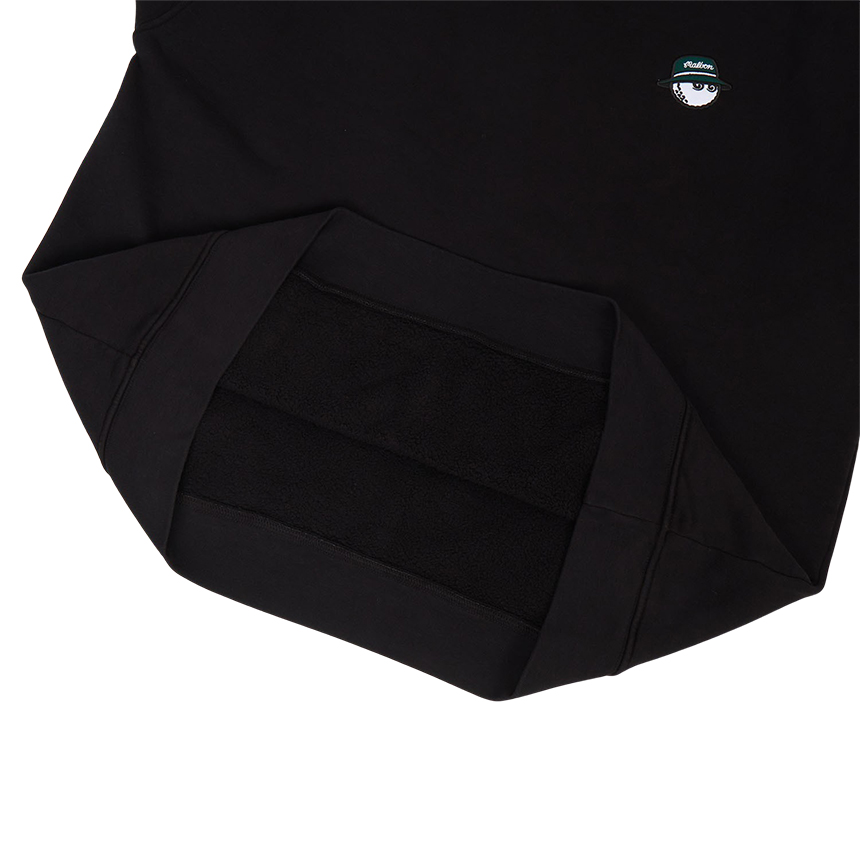 말본골프(MALBON GOLF) 골프웨어 남성 기모 맨투맨 M9417 BLK