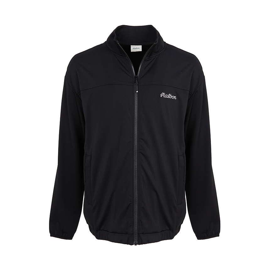 말본골프(MALBON GOLF) 골프웨어 남성 집업 자켓 M9420 BLK