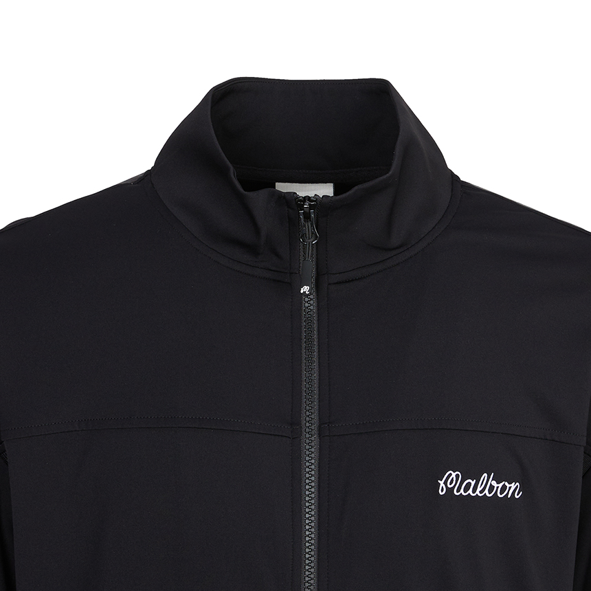 말본골프(MALBON GOLF) 골프웨어 남성 집업 자켓 M9420 BLK