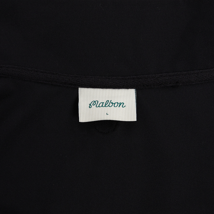 말본골프(MALBON GOLF) 골프웨어 남성 집업 자켓 M9420 BLK