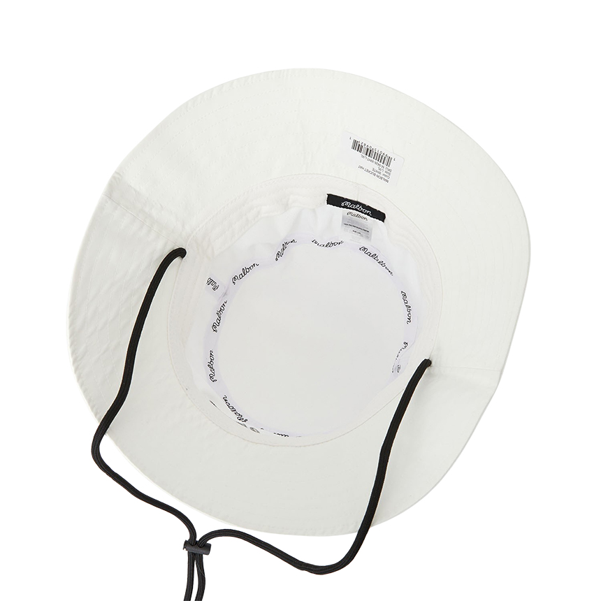말본골프(MALBON GOLF) 남성 버킷햇 벙거지 모자 M9426 WHT