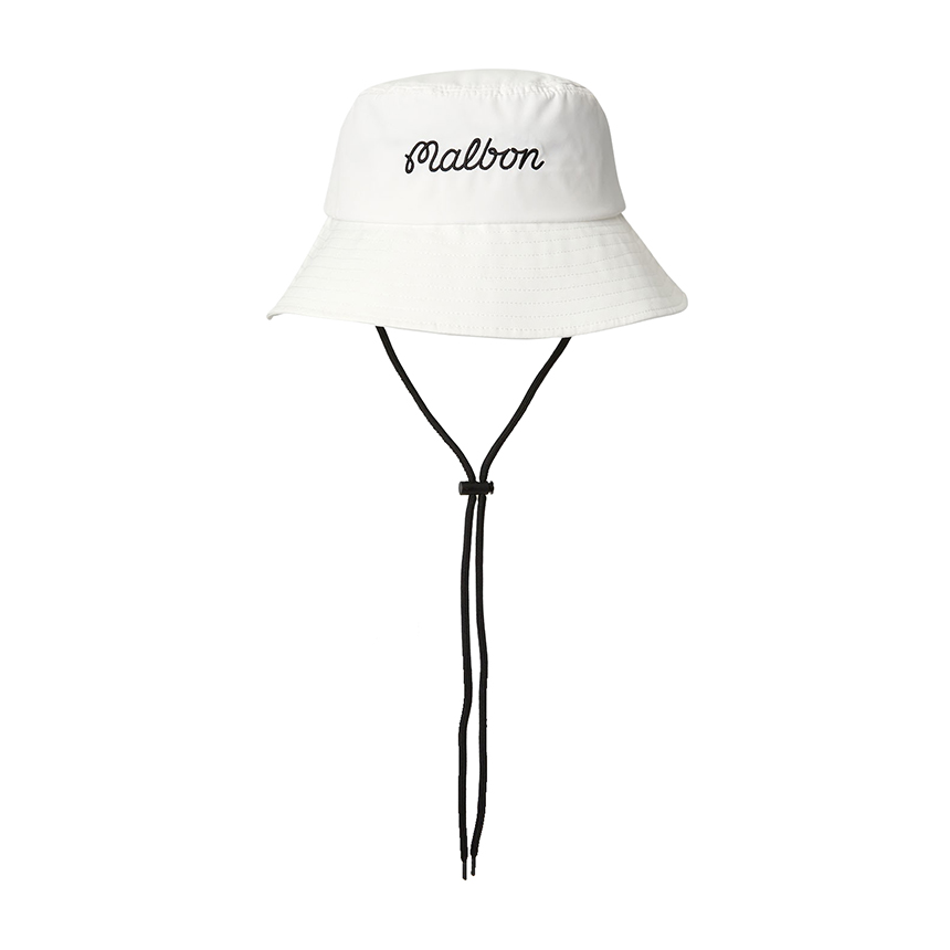 말본골프(MALBON GOLF) 남성 버킷햇 벙거지 모자 M9426 WHT