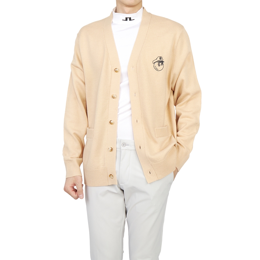 말본골프(MALBON GOLF) [골프] 요트 클럽 남자 울 가디건 M 7537 SAN