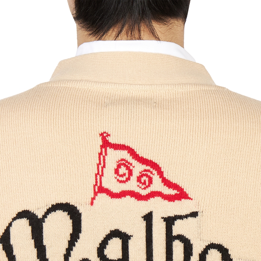 말본골프(MALBON GOLF) [골프] 요트 클럽 남자 울 가디건 M 7537 SAN